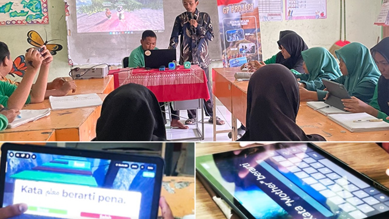 Gunakan Platform Roblox, GP Project Presentasikan Video Gim Edukatif ke SMP di Sidoarjo