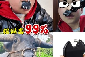 Gembok Nyangkut Hidung Bocil China, Damkar Turun Tangan