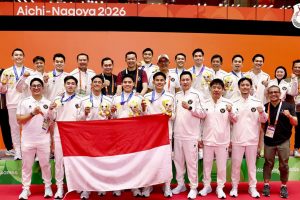 Bulu Tangkis Beregu Putra Indonesia Raih Emas di Asian Games 2026