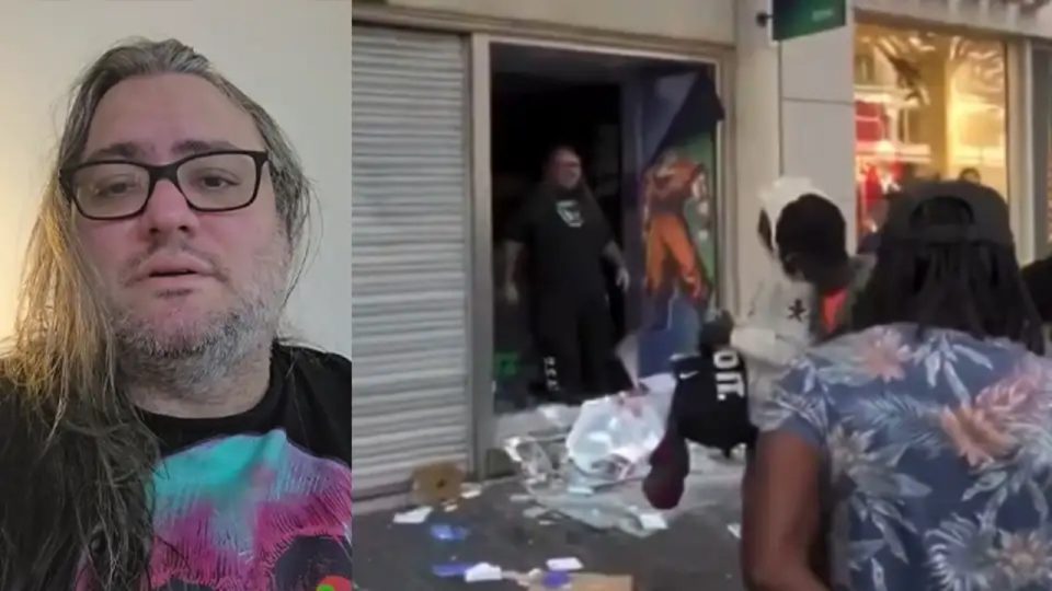 Aura Saiyan, Pria Ini Lindungi Toko Dari Penjarah di Nice Prancis