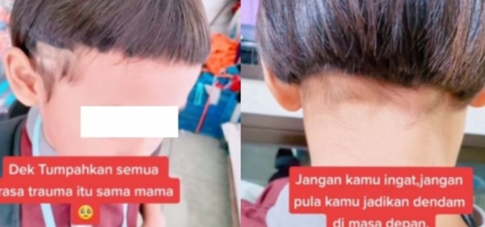 Murka Ibu Mengetahui Rambut Anaknya Dipotong Serampangan Oleh Guru Tanpa Izin Orang Tua