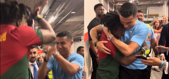 Momen Ketika IShowSpeed Sui Berhadapan Langsung Dengan Cristiano Ronaldo Siu