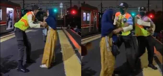 Ibu Viral Diduga Ingin Melempar Bayi di Rel, Ternyata Miliki Masalah Dengan Suami