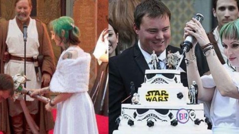 Keren! Pasangan Ini Gelar Pernikahan Ala Star Wars