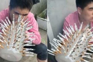 Anda Perokok? Sanggupkah Kalian Kalahkan Perokok Ini?