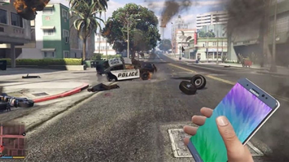 Wow! Samsung Galaxy Note 7 Jadi Bom Tempel di GTA 5 