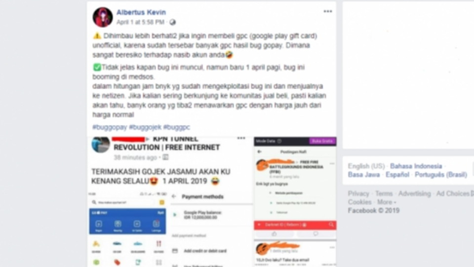 Klarifikasi Gojek Terkait Bug Pada Gopay Untuk Borong Google Play Code
