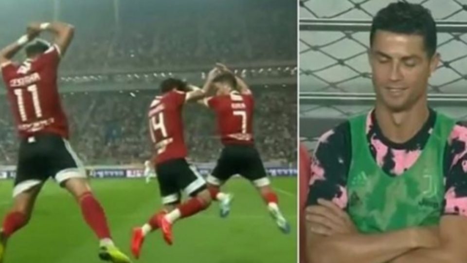 Striker Klub Korea Tiru Selebrasi CR7 Saat Mencetak Gol Melawan Juventus, Sebelum Kemudian Menyembahnya