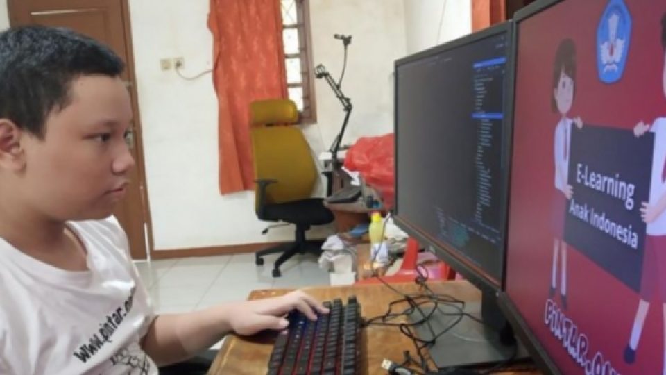 Bocah 12 Tahun Ciptakan Aplikasi Pembelajaran Digital Berbasis Online demi Permudah Siswa Belajar