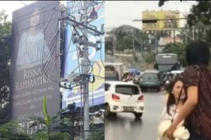 Sakit Hati Diselingkuhi Sang Pacar, Pria Ini Minta Putus Lewat Baliho di Jalan Raya Kota Semarang