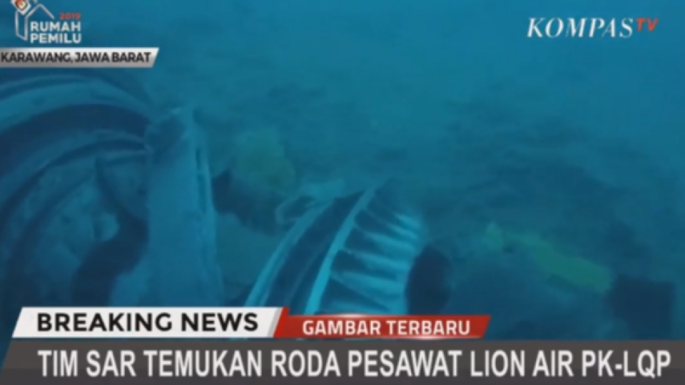 Update Kecelakaan Pesawat Lion Air PK-LQP JT-610: Roda & Mesin Pesawat telah Ditemukan