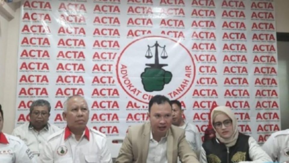 ACTA Siap Beri Dukungan Hukum Kepada Pelajar Pembunuh Begal