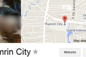 Mencari Thamrin City Di Google, Yang Muncul Malah  Wanita Ini