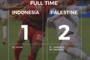 Asian Games 2018: TImnas U-23 Indonesia Takluk 1 - 2 dari Timnas U-23 Palestina
