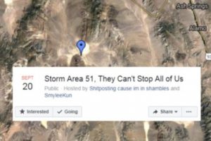 Event Lelucon 'Serbu Area 51' yang Menarik Minat Banyak Orang yang Penasaran Akan Alien