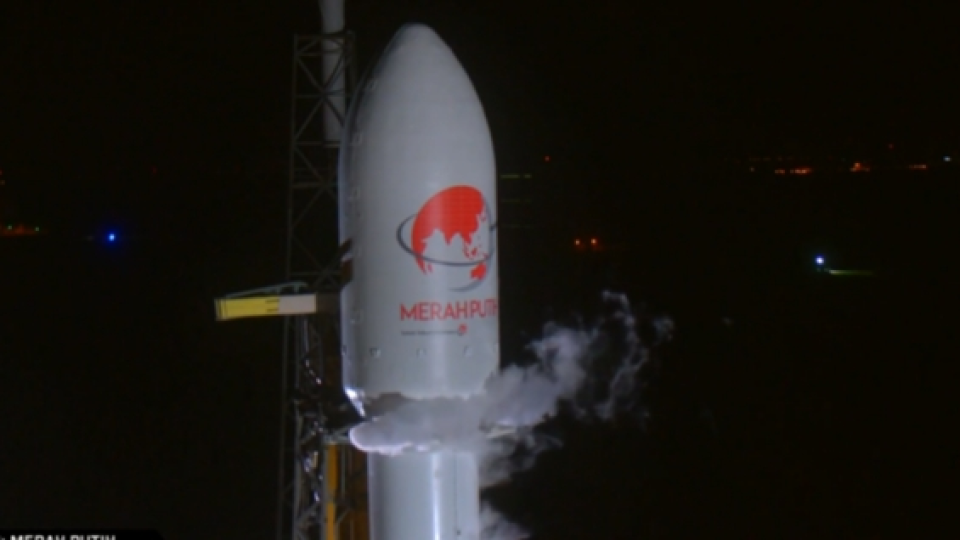 Satelit Merah Putih Milik Telkom Telah Meluncur Bersama Roket Falcon 9 Blok 5 dari SpaceX