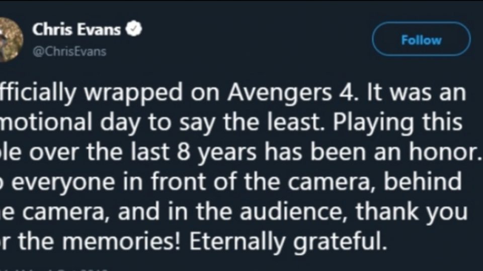 Chris Evans Indikasikan Dirinya Akan Pensiun Sebagai Captain America