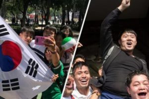 Piala Dunia 2018: Korsel Kalahkan Jerman, rakyat Meksiko Bergembira Bersama Rakyat & Pendukung Korea Selatan!!!!
