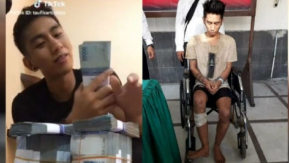 Pamer Uang Hasil Menjual Ponsel Curian di TikTok, Pemuda Ini Pun Ditangkap Polisi