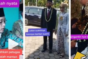 Viral Video Tik Tok, Petugas KUA Nikahkan Mantan Istri dengan Pria Lain