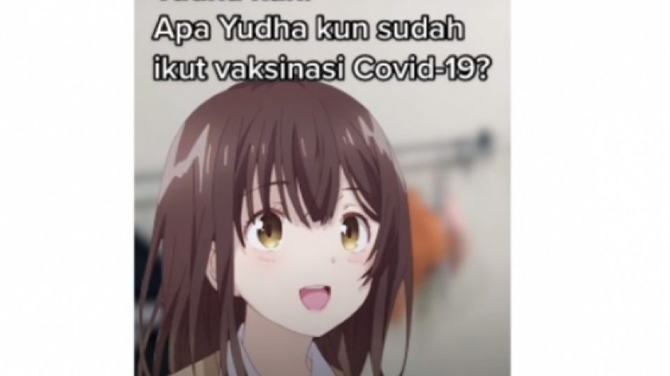 Video TikTok Kemenkes Jadi Viral Karena Hadirkan Karakter Anime Ogiwara Sayu untuk Ajak Remaja Ikut Vaksinasi COVID-19