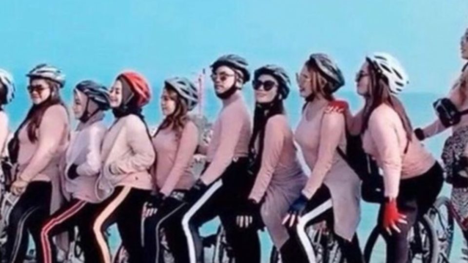 10 Pesepeda Wanita Gowes Dengan Baju Ketat di Banda Aceh Diamankan dan Dibina