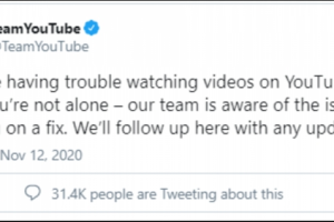 YouTube Sempat Alami Gangguan Kamis Pagi Ini