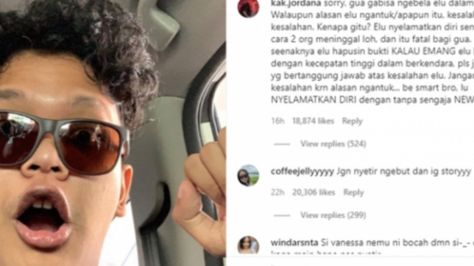 Sempat Unggah InstaStory Sebelum Kecekalaan, Netizen Serang Sopir Pajero yang Tewaskan Vanessa Angel-Bibi Andriansyah