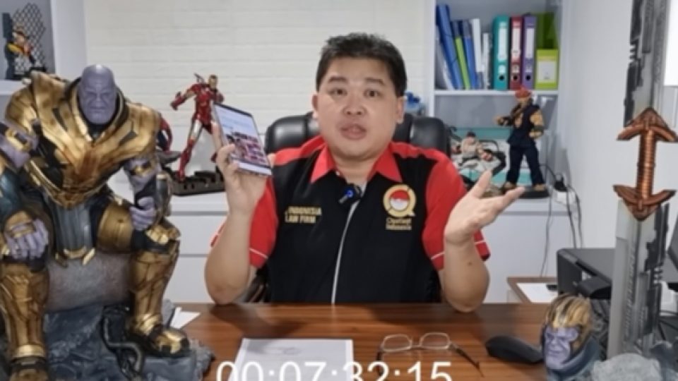 Pengacara Alvin Lim Dilaporkan Terkait Konten YouTube 'Kejaksaan Sarang Mafia'