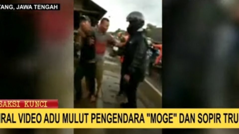 Cekcok Supir Truk dengan Pengemudi Moge di Jalur Pantura, Berawal dari Miskomunikasi, Berakhir Damai