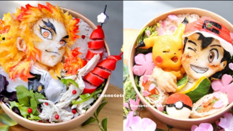 Keren! Kreasi Bento Karakter Anime dan Video Gim Karya nenetotomasaru