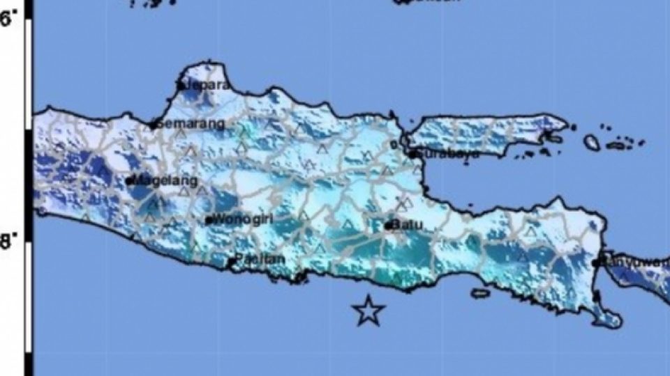 Gempa 6,2 Magnitudo Terjadi di Blitar Pada Jumat Malam Ini
