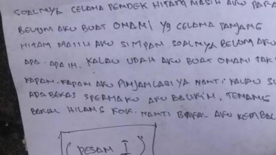 Viral Pencuri Pakaian Kembalikan Barang-barang Curiannya Dan Menyelipkan Surat yang Isinya Tak Senonoh 