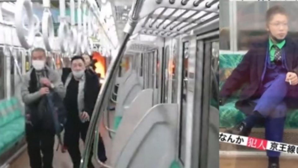 Pria Berkostum Ala Joker Bakar Gerbong Kereta dan Lukai 17 Penumpang di Tokyo di Hari Halloween