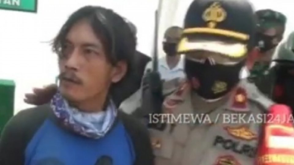Viral Video Pria Ancam 'Hancurkan Dunia' Setelah Dirinya Terciduk Razia Masker