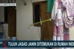 Penemuan 7 Janin Bayi di Kamar Indekos Gegerkan Makassar