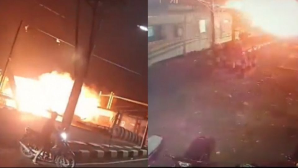 Kereta Api Brantas Tabrak Truk Mogok di Jalan Madukoro Semarang, 1 Orang Dikabarkan Terluka