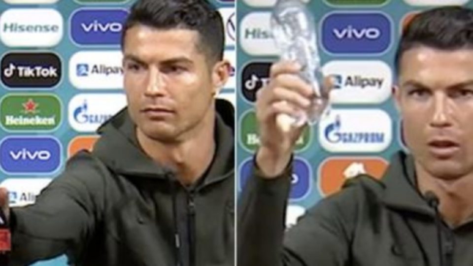 Saham Coca-Cola Anjlok Hingga Rp 57 Triliun Karena Gestur Ronaldo Singkirkan Dua Botol Minuman Produknya