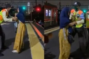Ibu Viral Diduga Ingin Melempar Bayi di Rel, Ternyata Miliki Masalah Dengan Suami