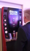 Intel Memamerkan Mesin Kopi Restoran Costa