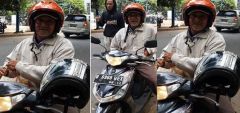 Mengharukan, Kakek Tua Renta Ini Pasang Tarif Ojek Seikhlasnya 