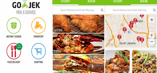 GRATIS ongkir, GO-JEK Mengantarkan Makanan ke Rumahmu 