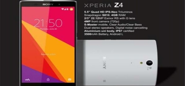 Xperia Z4, Flagship Sony di Tahun 2015