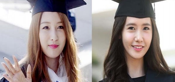 Wisuda, Jihyun 4Minute dan Yoona SNSD Dapat Penghargaan