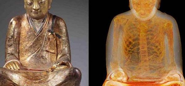 Jasad Biksu China Ditemukan di Patung Buddha Berusia 1000 Tahun