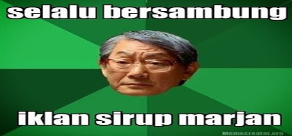 Kocak ! Meme Iklan Sirup Marjan Bersambung Lagi